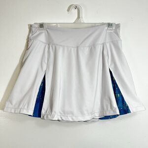 Kyodan Womens Pleated Turquoise White Tennis Pickleball Skort Skirt‎ Sz S